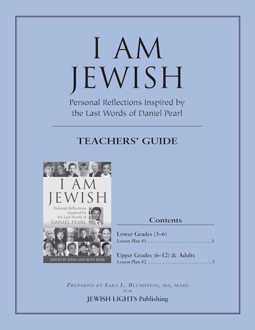 Book cover image for I Am Jewish Teacher's Guide ISBN: 9781683361220